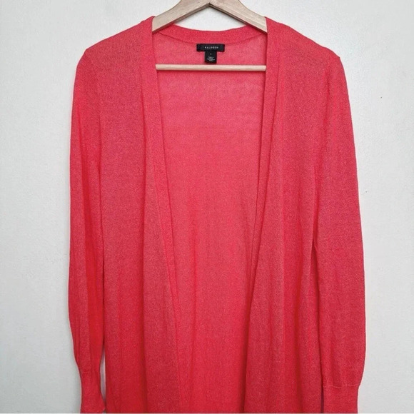 Halogen Womens Size Small Hibius Linen  Long Line Open Cardigan - Picture 6 of 16